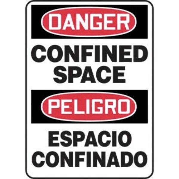 Accuform BILINGUAL OSHA DANGER Safety Sign SBMCSP002VA SBMCSP002VA - main